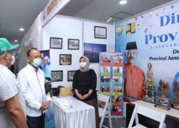 HUT Provinsi Jambi ke-64, Kadis PUPR Provinsi Jambi Tinjau Stand Pameran