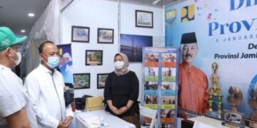 HUT Provinsi Jambi ke-64, Kadis PUPR Provinsi Jambi Tinjau Stand Pameran