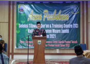 Pemkab Muaro Jambi Buka Resmi Acara Seleksi Tilawatil Quran Dan Training Centre