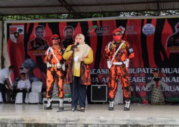 Bupati Muaro Jambi Hadiri Acara Peduli Dengan Anak Yatim dan Kaum Dhuafa