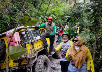 Bupati Masnah Albusyro Ikuti Kegiatan Offroad Adhyaksa Adventure Challenge