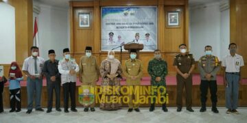 Gubernur Fachrori Kunker Ke Muaro Jambi di Sambut Bupati Masnah