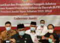 Sekda Sudirman Lantik Komisioner KPID Provinsi Jambi Masa Jabatan 2021-2024