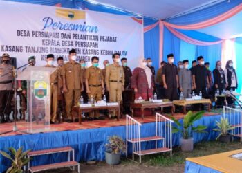 Bupati Muaro Jambi Resmikan Desa Persiapan Sekaligus Pelantikan Pejabat Kepala Desa