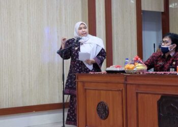 Bupati Muaro Jambi Hadiri Dan Buka rapat koordinasi forum Penilaian KKS Kabupaten Atau kota Sehat