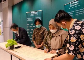 Bupati Muaro Jambi Tandatangani MoU Dengan Tanoto Foundation