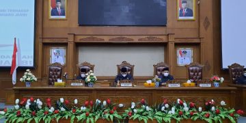 DPRD Muaro Jambi Gelar Paripurna Penyampaian Rekomendasi LKPJ Bupati Tahun 2020