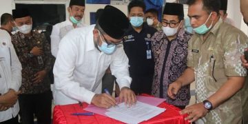 Sekda : Buka Penyerahan Aset dari Pemerintah Kabupaten Kerinci Kepada Pemerintah Kota Sungai Penuh