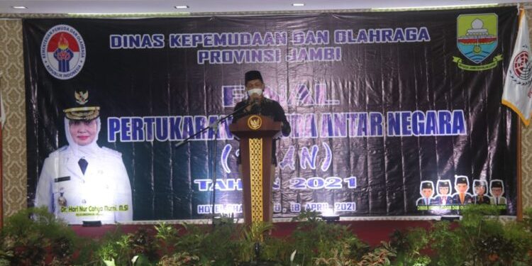 Sekda Resmikan Final Seleksi Calon Peserta  Pertukaran Pemuda Antar Negara