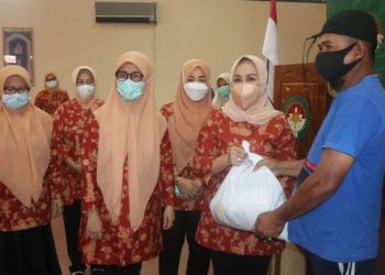Dekati Ramadahan Penuh Berkah , DWP Provinsi Jambi Berbagi Kasih Dengan Anak disabilitas