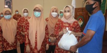 Dekati Ramadahan Penuh Berkah , DWP Provinsi Jambi Berbagi Kasih Dengan Anak disabilitas