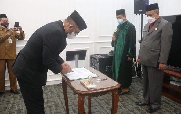 Sekda H.Sudirman,SH.MH Lantik Pejabat Fungsional Lingkup Pemrov Jambi