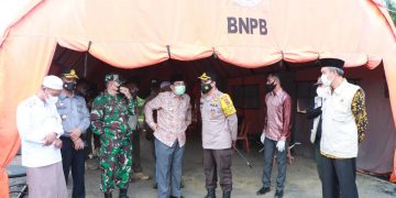 Bupati Anwar Sadat Didampingi Kapolres dan Kodim Tinjau Pos Pelayanan dan Penyekatan