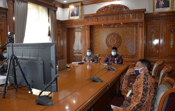 Sekda Ikuti Launching Virtual (Peluncuran) Indonesia Makin Cakap Digital 2021