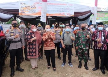 Bupati Masnah Busro Tinjau Pelaksanaan Pemungutan Suara Ulang (PSU)