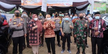 Bupati Masnah Busro Tinjau Pelaksanaan Pemungutan Suara Ulang (PSU)