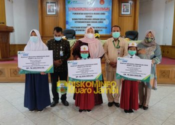 Bupati Muaro Jambi Hj Masnah Busro Lakukan Kerjasama Dengan BPJS