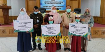 Bupati Muaro Jambi Hj Masnah Busro Lakukan Kerjasama Dengan BPJS