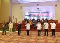 Pj.Gubernur Ikuti Rapat Pleno Penetapan Calon Terpilih Pilgub Jambi