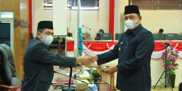 Wabup Hairan Hadiri Rapat Paripurna DPRD Terkait LKPJ TA 2020