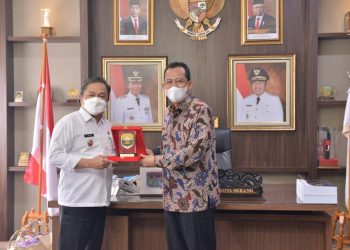 Wabup Bambang Bayu Suseno Kunker Ke Pemerintah kota Serang