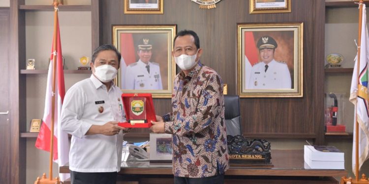 Wabup Bambang Bayu Suseno Kunker Ke Pemerintah kota Serang