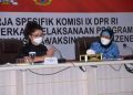 Pj Gubernur Ikuti Kunker Komisi IX Program Vaksinasi Covid-19 di Provinsi Jambi