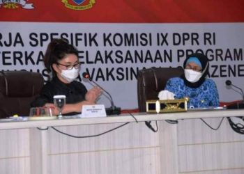 Pj Gubernur Ikuti Kunker Komisi IX Program Vaksinasi Covid-19 di Provinsi Jambi