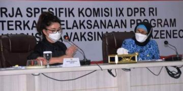 Pj Gubernur Ikuti Kunker Komisi IX Program Vaksinasi Covid-19 di Provinsi Jambi