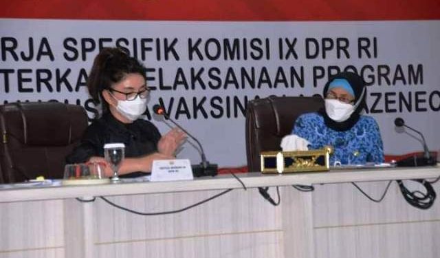 Pj Gubernur Ikuti Kunker Komisi IX Program Vaksinasi Covid-19 di Provinsi Jambi