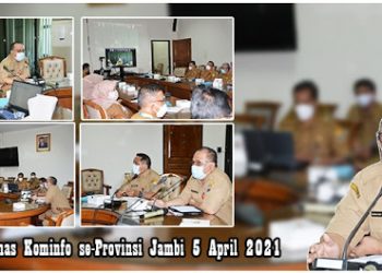 Diskominfo Provinsi Jambi Rakor Se Kabupaten, Kota Jambi