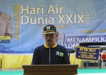 Peringati Hari Air Dunia, Kadis PUPR M.Fauzi Bersama Pj Gubernur Lakukan Tanam Pohon