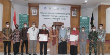 Bupati Muaro Jambi Resmikan Kerja Sama Pendidikan Berkualitas