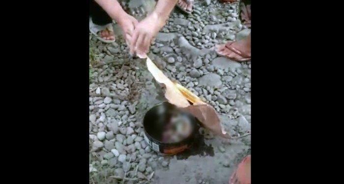 Sungguh Tega ,Temukan Janin Bayi Sudah Tak Bernyawa diKaleng Biskuit