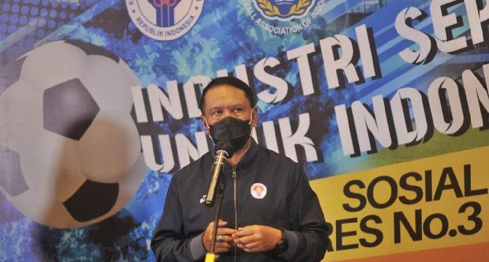 Menpora Targetkan Timnas Sepak Bola Raih Emas di Sea Games 2021