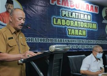 Kadis PUPR Jambi Hadiri Pelatihan Laboratorium Tanah