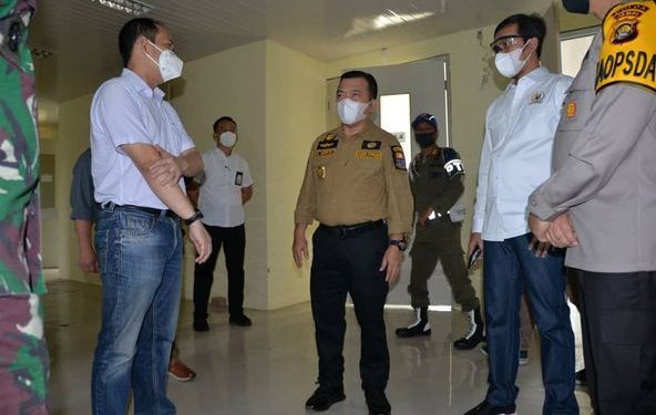 Gubernur Al Haris Tinjau Ruang VVIP RSUD Raden Mattaher untuk COVID-19