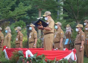 Gubernur Jambi Pimpin Langsung Apel Peningkatan Disiplin ASN