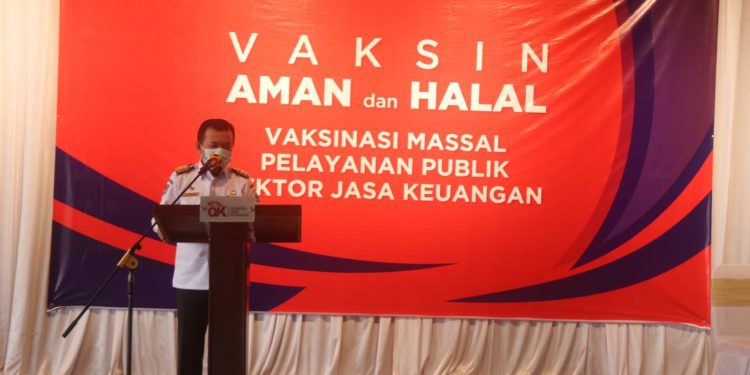 Gubernur Jambi Apresiasi Vaksinasi Covid-19 Dilaksanakan OJK