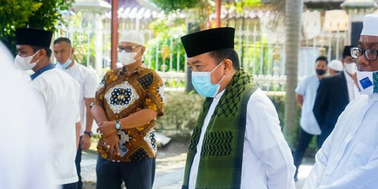 Al Haris Sholat Idul Adha di Masjid Az-Zikra Komplek Rumah Dinas