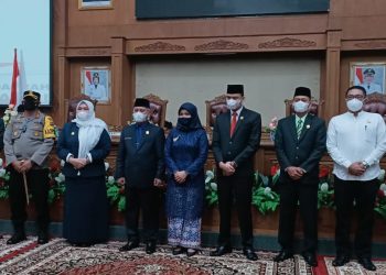 Bupati Masnah Hadiri Pelantikan Aidi Hatta Sebagai Anggota DPRD Muaro Jambi
