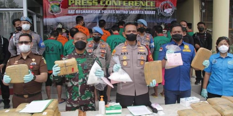 Polri Musnahkan 3,6 Ton Sabu Hasil Penindakan
