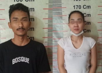 Sepasang Kekasih Pemakai dan Pengedar Sabu di Tangkap