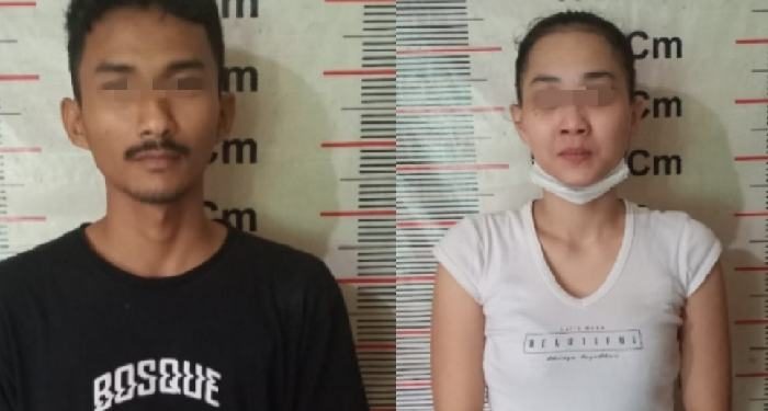 Sepasang Kekasih Pemakai dan Pengedar Sabu di Tangkap