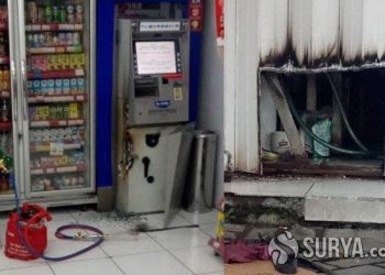 ATM BCA di Indomaret Simpang Rimbo Dibobol , Maling Berhasil Bawa Kabur Uang