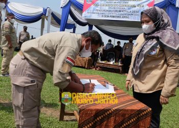 Bupati Muaro Jambi Kukuhkan Forum Komunikasi Kepala Desa Wilayah Jaluko