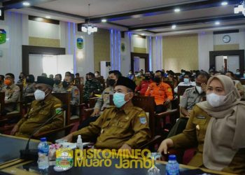 Bupati Masnah Hadiri Rapat Koordinasi Karhutla Provinsi Jambi 2021