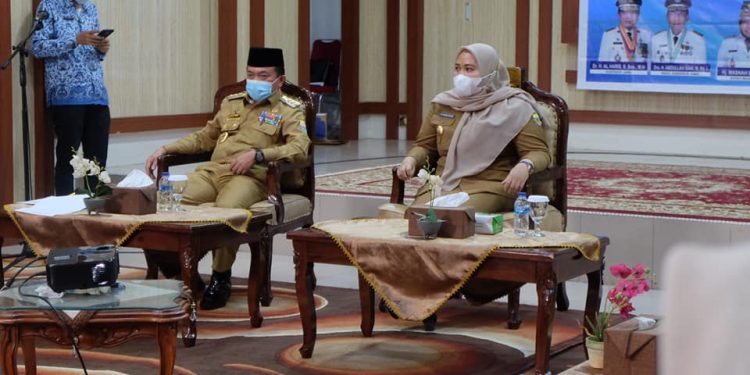 Bupati Masnah dan Wabup Terima Kunker Gubernur Jambi