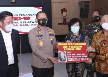 Bohong Sumbang Rp 2 Triliun? Anak Akidi Tio Dijemput Polda Sumsel