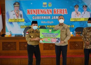 Gubernur Al Haris Berkordinasi Aktif Dengan Tim Satgas Covid Tebo